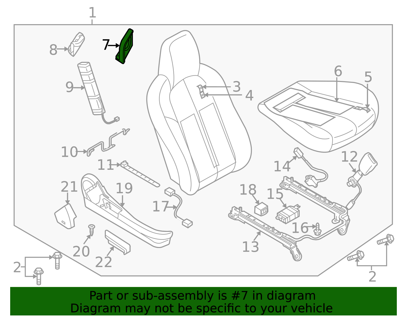 NH18-88-1M7-02 - Seat Belt Guide - 2006-2015 Mazda MX-5 Miata