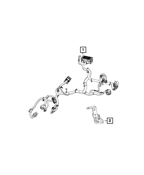 Wiring-Powertrain for 2014 Jeep Cherokee #3