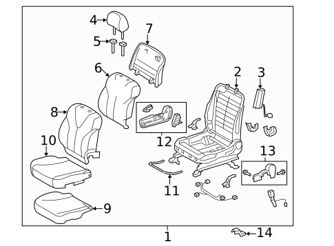 Air Bag Components for 2009 Toyota Camry #3
