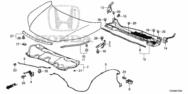 Engine Hood for 2016 Honda CR-V #0
