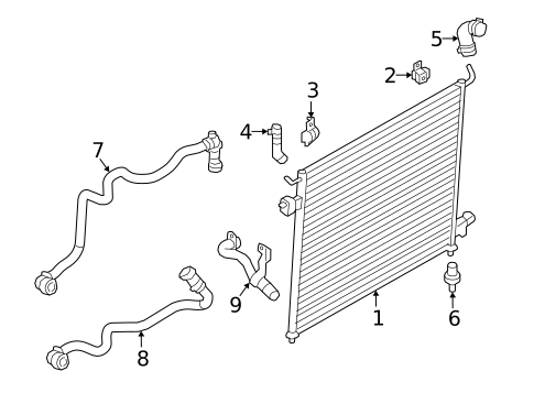 Intercooler for 2019 Land Rover Discovery #1
