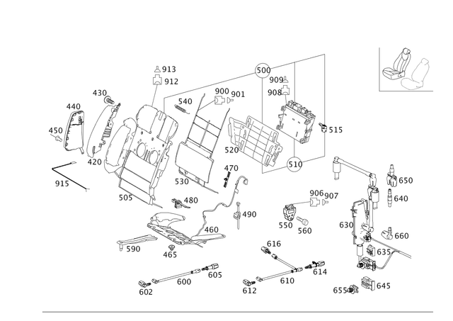 2219100439 - Special Equipment: Trim for Mercedes-Benz: S350, S400, S550, S600, S63 AMG Image image