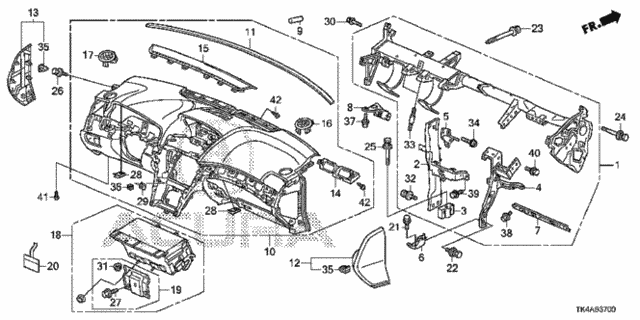 Instrument Panel for 2014 Acura TL #0