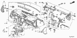 77102TK4A01 - Interior/Bumper: SEAL, WINDSHIELD for Acura Image