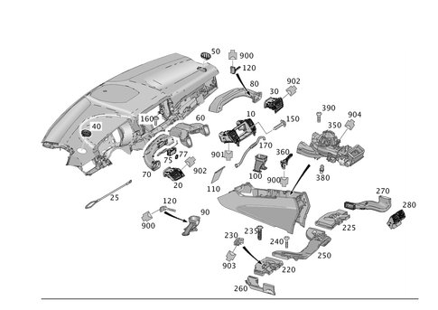 Air Ducting for 2018 Mercedes-Benz GLS450 #0