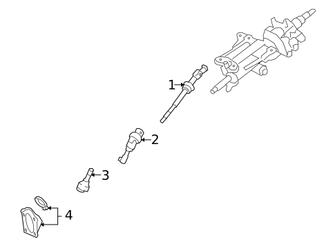 Shaft & Internal Components for 2007 Lexus LS460 #0