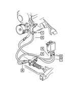 52037556 - Steering: Power Steering Fitting for Mopar Image