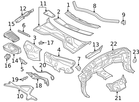 Cowl for 2013 Audi S8 #0