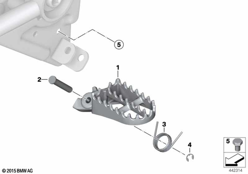 Footrests for 2004 BMW-Motorrad HP2 Enduro #0