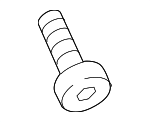 N91235501 - Body: Seat Belt Lap And Shoulder Belt Bolt for Volkswagen Image