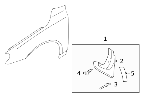 Exterior Trim - Fender for 2007 Volvo S80 #0