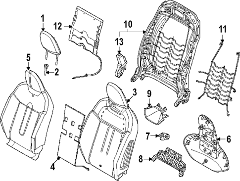 Driver Seat Components for 2025 Mini Countryman #2
