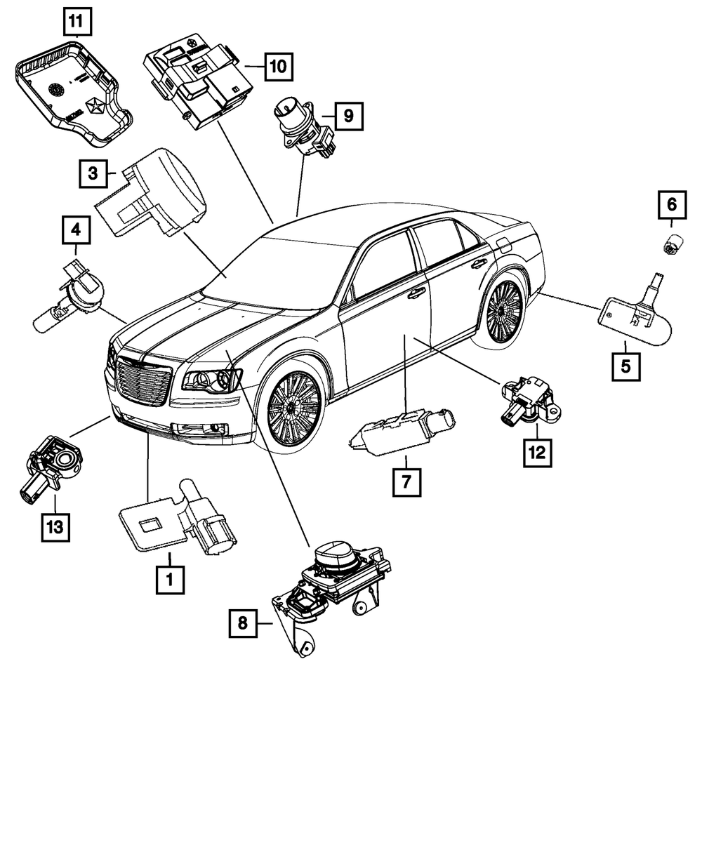Humidity Sensor Cover - Mopar (1SU12DX9AA)