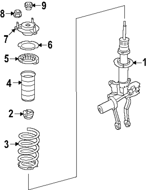Struts & Components for 2024 Mercedes-Benz SL43 AMG #0