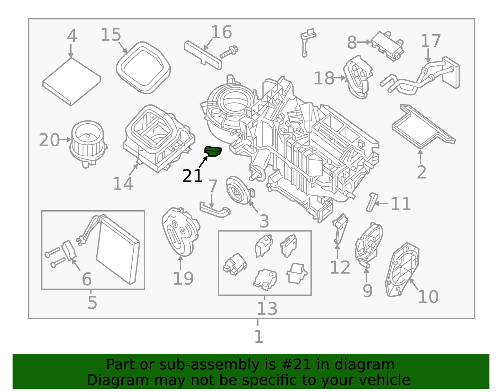 2004-2021 Nissan HVAC Blower Motor Resistor 27150-5Z000 | Parts for Nissans