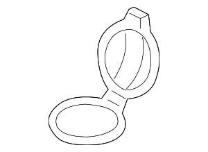 4M0955267 - Body: Washer Fluid Reservoir Cap for Audi Image