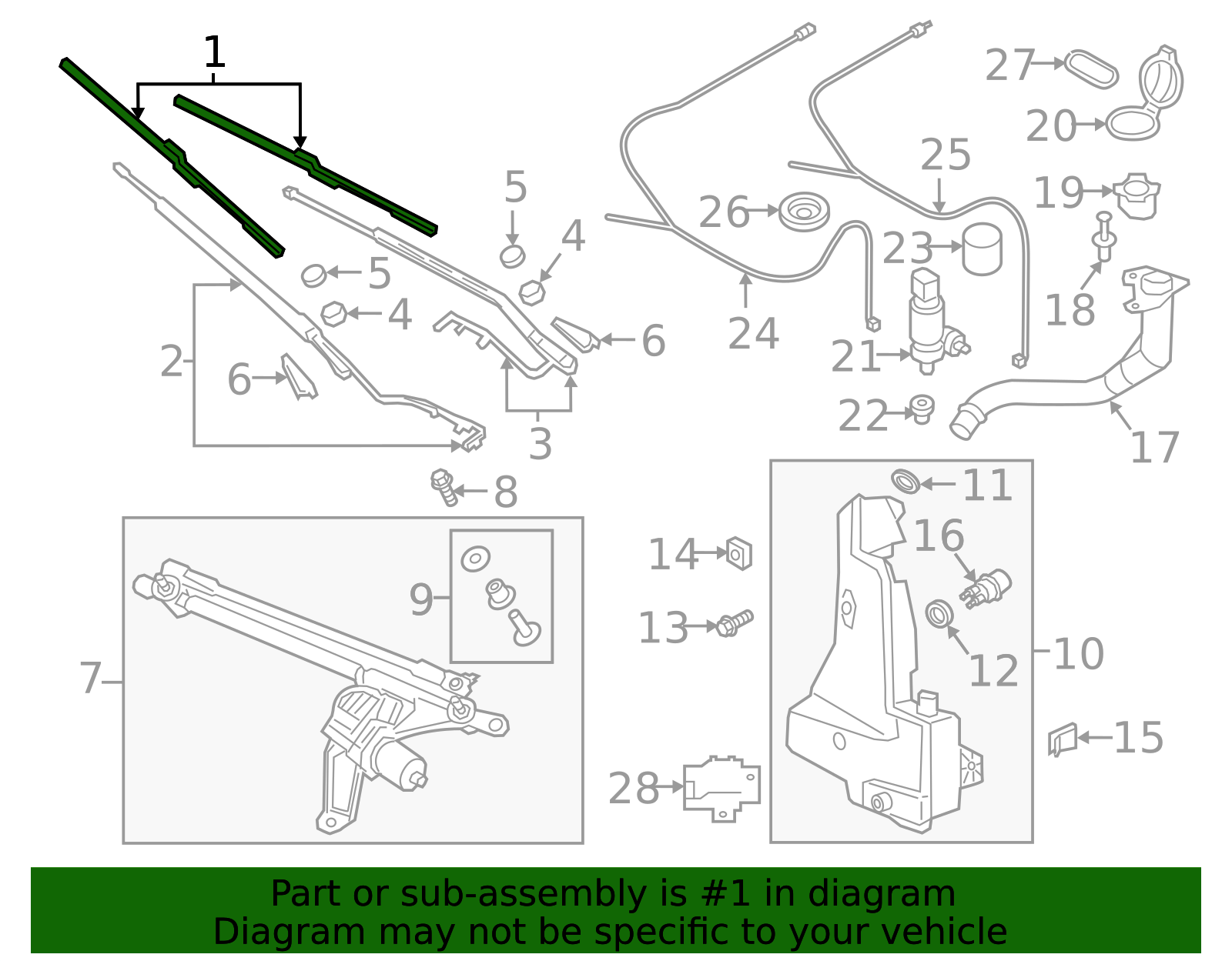 20192024 Audi Front Blade 4KL998002A Audi OEM Parts Online