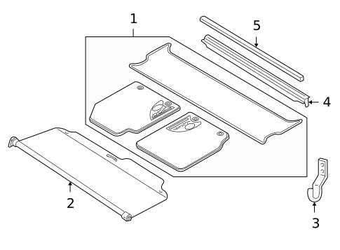 Interior Trim - Rear Body for 2000 Land Rover Discovery #0