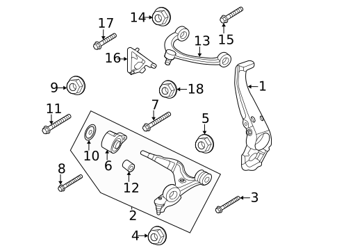 Suspension Components for 2025 Porsche Taycan #9