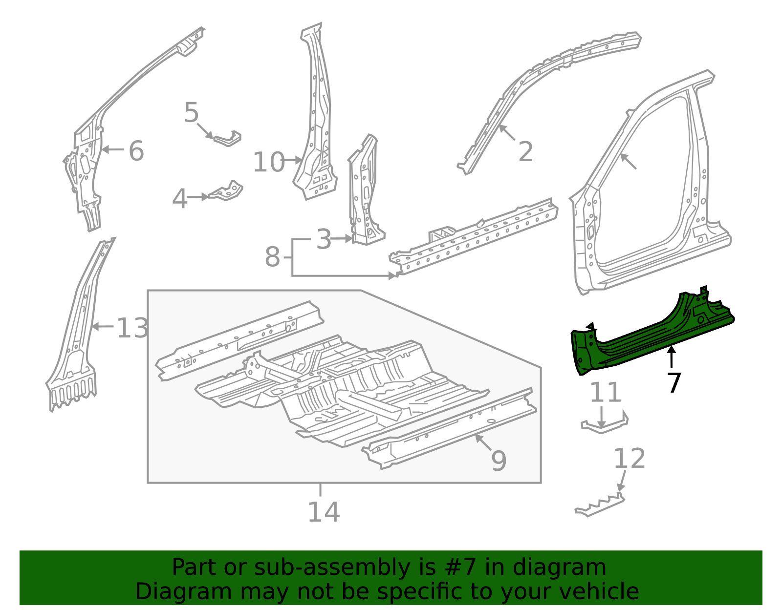 04631-TA5-A00ZZ - Rocker Panel 2008-2012 Honda Accord | Toronto