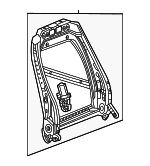 13551867 - Body: Seat Back Frame for Acura: ZDX Image