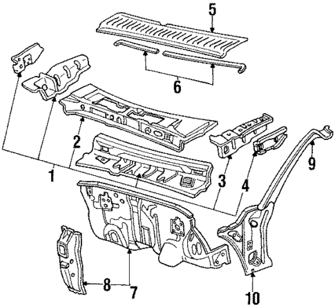 Cowl for 1985 Honda Accord #0