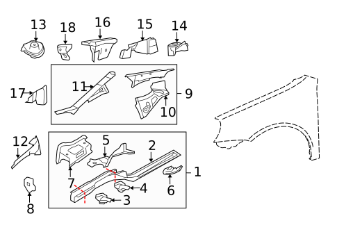Engine & Trans Mounting for 2005 Volkswagen Jetta #3