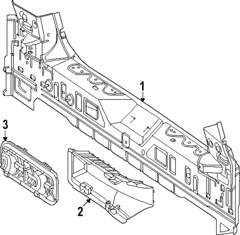 Rear Body for 2025 Mercedes-Benz EQE SUV AMG&reg; #0