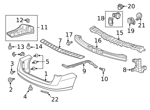 Parking Aid for 2011 Honda Odyssey #0