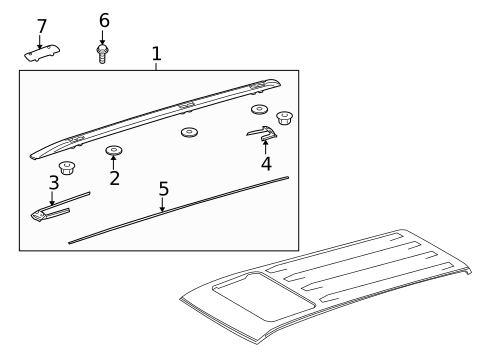 Luggage Carrier for 2017 Lexus GX460 #0