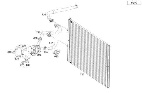 Air Pump, Water Pump and Detachable Body Components for 2008 Mercedes-Benz SL65 AMG #0