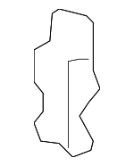 91401SJCA00 - Body: Upper Striker Plate for Honda: Ridgeline Image