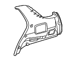 16369012257D42 - Body: Quarter Trim Panel for Mercedes-Benz Image