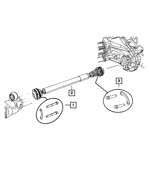 Drive Shaft for 2010 Jeep Grand Cherokee #0