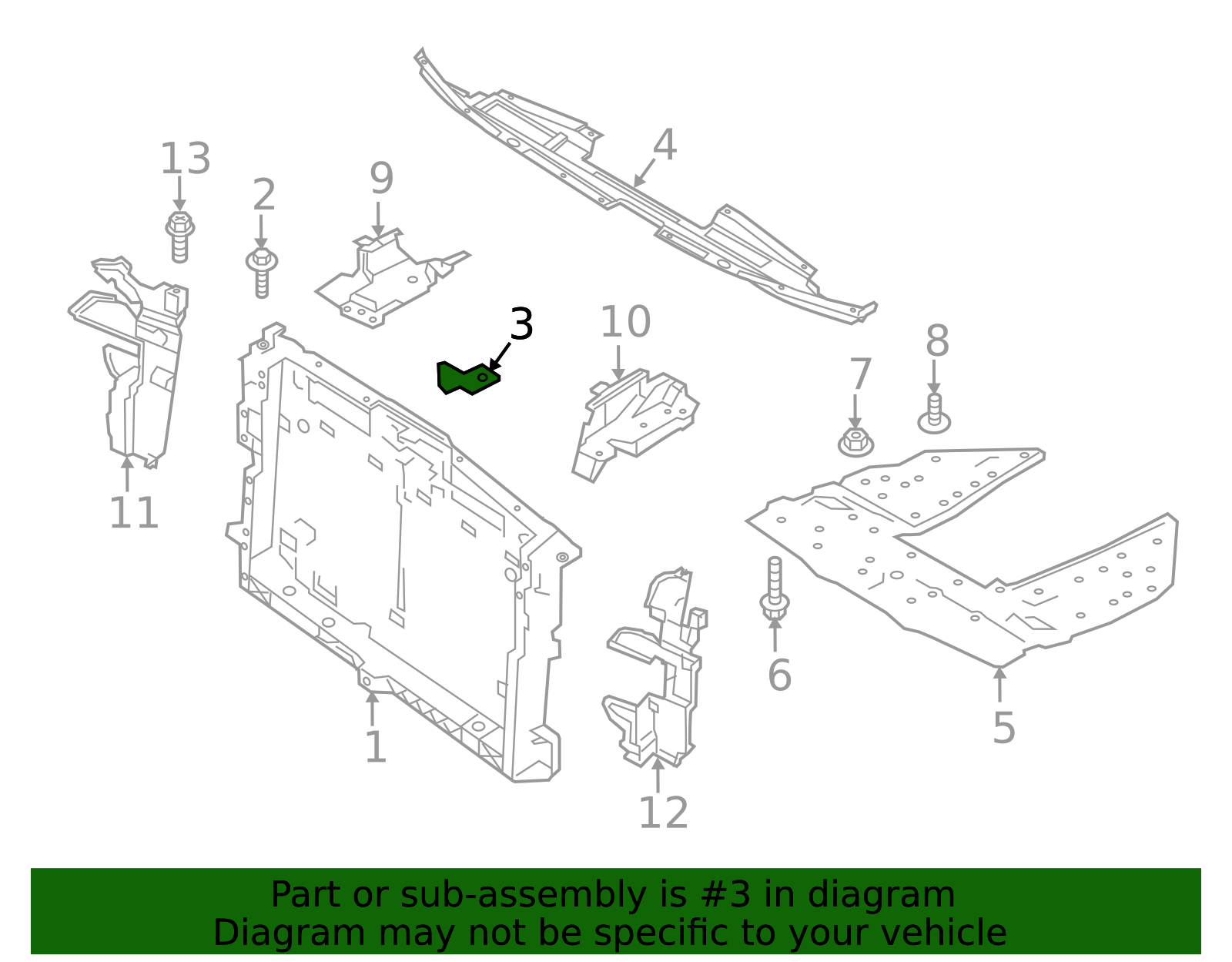 92555-1P100 - Radiator Coolant Hose Bracket 2016-2019 Nissan | Official ...