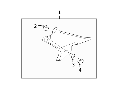 Interior Trim - Quarter Panels for 2004 Acura TL #0