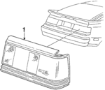 4174814 - Electrical: Tail Lamp Assembly for Dodge: Daytona Image