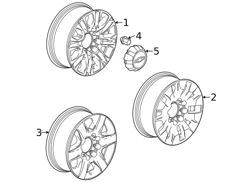 Wheels for 2023 Chevrolet Silverado 2500 HD #2