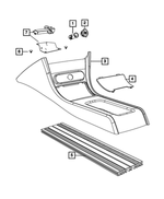 6AN36DX9AC - Interior Trim: Floor Console for Mopar Image
