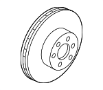 D32061LB0CNW - : Value Advantage™ ROTOR-DISC BRAKE,REAR for INFINITI: QX56, QX80 Image