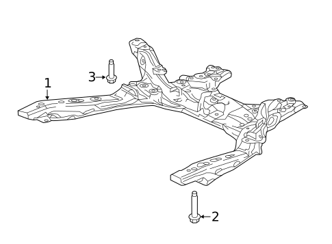 Suspension Mounting for 2021 Honda Accord #1