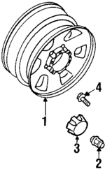 8972357920 - : Center Cap for Isuzu Image