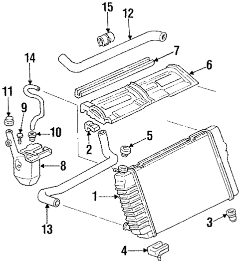 Radiator & Components for 1993 Pontiac Firebird #0