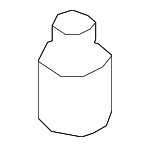 8219133010 - Body: Hood Bumper for Hyundai Image