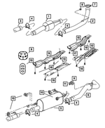 55277174AE - Exhaust: Heat Shield for Mopar Image