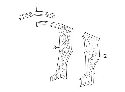 Hinge Pillar for 2013 Chevrolet Spark #0