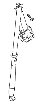 85137067 - : Lap &amp; Shoulder Belt for Buick: Enclave Image