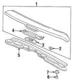 93903243G0 - : Lower Frame Screw for Honda Image