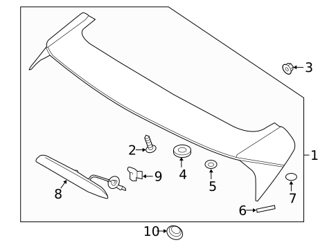 Spoiler for 2021 Hyundai Tucson #0