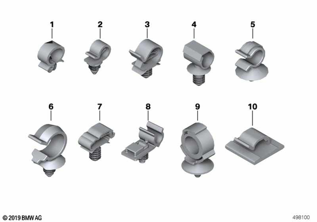 12521741316 - General Electrical System: Tubing Support -  for BMW-Motorrad Image